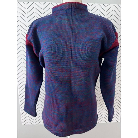 Meggi Hand Loomed 100% Wool Sweater Cowl Neck Made in Germany Size M - Picture 1 of 6